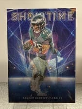 2025 Score Showtime Saquon Barkley #2 card