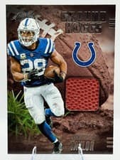 2025 Panini Absolute Ground Hoggs Materials Jonathan Taylor #GHM-JTA card