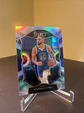 Stephen Curry 2020 Panini Select card