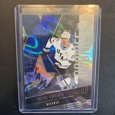 2025-26 SPx Blue Autograph Parallel - Rookies Dmitri Simashev #F-DM card