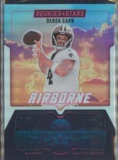 2025 Panini Rookies & Stars Airborne Derek Carr #16 card