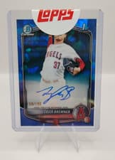 2025 Bowman Draft Sapphire Sapphire Chrome Prospect Autographs Tyler Bremner #CPA-TB card