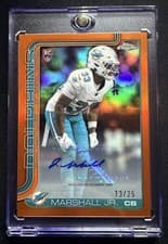 2025 Topps Chrome Retail Rookie Autographs Jason Marshall Jr. #RRA-JMJ card