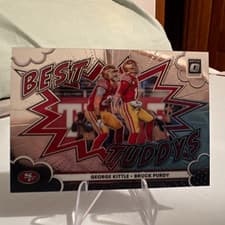 2025 Donruss Optic Best Tuddys Brock Purdy/George Kittle #6 card