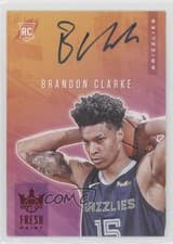 Brandon Clarke 2019 Panini Court Kings Fresh Paint Autographs card