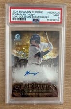 2024 Bowman Chrome Gladiators of the Diamond Autographs Roman Anthony #GDA-RAN card