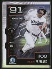 2025 Bowman Bowman Scouts Top 100 Alex Freeland #BTP-91 card