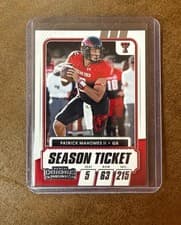 Patrick Mahomes II 2021 Panini Contenders Draft Picks card