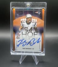 2025 Topps Signature Class HOF Signs Tedy Bruschi #HOF-TB card
