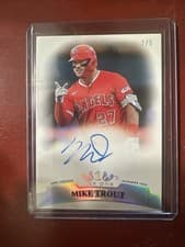 2026 Topps Tier One Retro 2011 Base Autographs Mike Trout #R11A-MT card