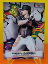 2025 Finest Smashing Through Corbin Carroll #S-25 card