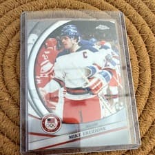 Mike Eruzione 2026 Topps Chrome Olympic Hopefuls card