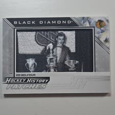 2025-26 Upper Deck Black Diamond Hockey History Patches Ed Belfour #HHP-EB card