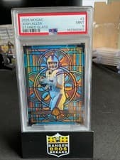 2025 Panini Mosaic Stained Glass Josh Allen #2 card