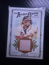 2025 Topps Allen & Ginter Allen & Ginter Relics Ronald Acuña Jr. #AGR-RA card
