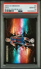 Gavi 2023 Panini Obsidian Black Color Blast card