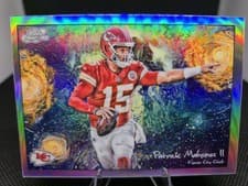 2025 Topps Cosmic Chrome Stars in the Night Patrick Mahomes II #STN-14 card