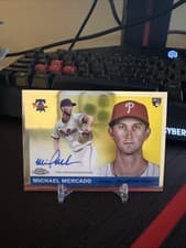 2025 Topps Chrome Platinum Autographs Michael Mercado #CPA-MME card