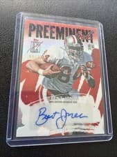 2025 Topps Signature Class Preeminent Ink Brent Jones #PI-BJ card