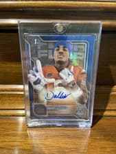 2025 Bowman University Chrome Chrome Prospect Autographs Dallas Wilson #BCA-DWI card