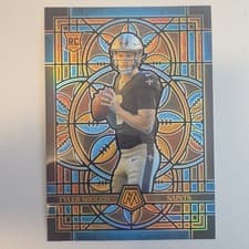 2025 Panini Mosaic Stained Glass Tyler Shough #18 card