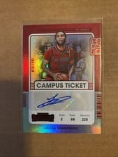 Julian Champagnie 2022 Panini Chronicles Draft Picks Contenders College Ticket Autograph card