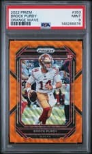 Brock Purdy 2022 Panini Prizm card