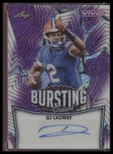 2025 Leaf Vivid Bursting With Talent Autographs DJ Lagway #TA-DJL card
