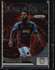 Douglas Luiz 2023 Panini Prizm Premier League Fractal card