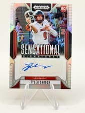 Tyler Shough 2025 Panini Prizm Draft Picks Sensational Signatures card