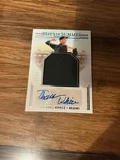 2024 Panini Boys of Summer Jumbo Prospect Material Signatures Thomas White #JMS-TW card