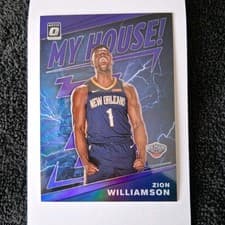 Zion Williamson 2019 Panini Donruss Optic My House card