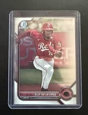 Elly De LA Cruz 2022 Bowman Draft Chrome card