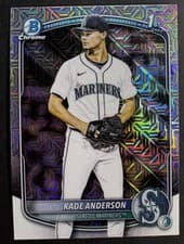 Kade Anderson 2025 Bowman Draft Chrome card
