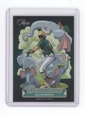 2025 Panini Three and Two Downtown Jacob Wilson #18 card