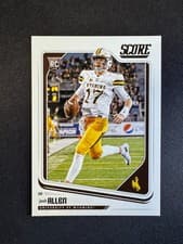 Josh Allen 2018 Score card