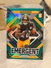 2025 Panini Prizm Emergent Kaleb Johnson #5 card