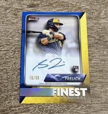 2024 Finest Rookies Autographs Sal Frelick #FR-SF card