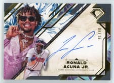2025 Topps Diamond Icons Diamond Drip Autographs Ronald Acuña Jr. #DDA-RAJ card