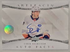 2024-25 Upper Deck Artifacts Autograph Facts Simon Holmstrom #AF-SH card