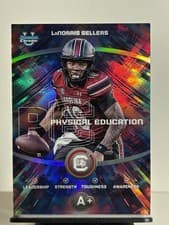 2025 Bowman University Chrome Physical Education Refractor LaNorris Sellers #PE-12 card