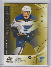 2025-26 SP Game Used Authentic Rookies Jimmy Snuggerud #AR-SN card