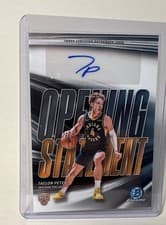 2025-26 Bowman Opening Statement Signatures Taelon Peter #OS-TE card