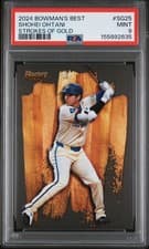 2024 Bowman's Best Strokes of Gold Shohei Ohtani #SG-25 card