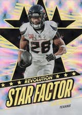 2025 Panini Revolution Star Factor Joe Mixon #22 card