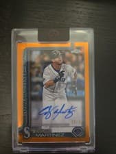 2025 Topps Chrome Update Legends Autographs Edgar Martínez #CLA-EM card