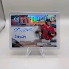 Kyle Teel 2024 Bowman Chrome Prime Chrome Signatures card