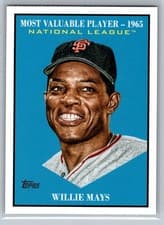 2025 Topps Update Most Valuable Willie Mays #MV-34 card