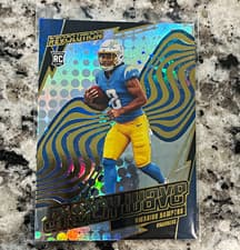 2025 Panini Revolution Shock Wave Omarion Hampton #37 card
