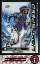 2025 Topps Cosmic Chrome Light Speed Luisangel Acuña #LS-10 card